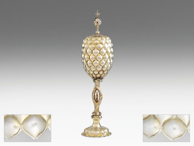Aradi szőlőfürt serleg
Arad, 1780 körül, Hirschl Herz.
