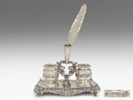 Pesti biedermeier tintatartó
Pest, 1846., Szentpéteri József