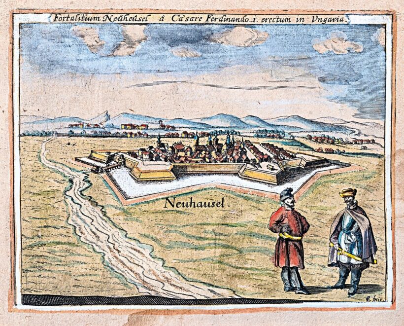 Schnitzer, Lucas (1600-1671): Érsekújvár látképe