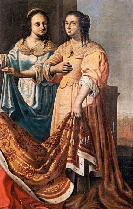 Holland festő, 17. sz.: Sába királynőjének kísérete (töredék)
