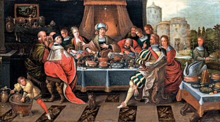 Francken, Frans ifj. (1581-1642) után, 17. sz. eleje: Midasz király lakomája