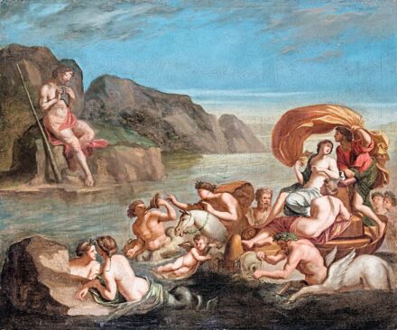 Perrier, Francois (1590-1650) után, 18. sz.: Galatea, Acis és Polyphemus