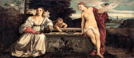 Tiziano, Vecellio (1488/90-1576) után: Az égi és földi szerelem, 1903