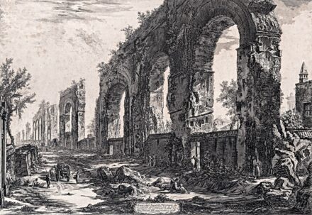 Piranesi, Giovanni Battista (1720-1778): Antik római romok