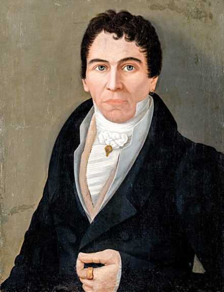 Mandl, Franz Xaver (1800-1880): Férfi portré, 1824