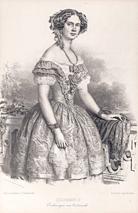Barabás Miklós (1810-1898): Hildegard Lujza bajor hercegnő portréja, 1854