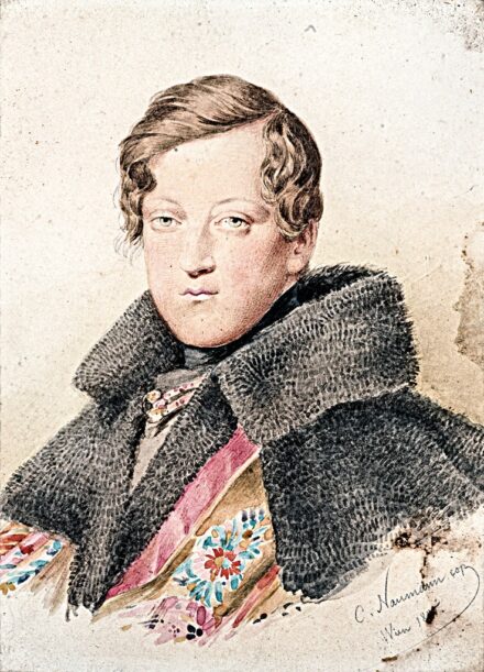 Naumann, Carl Friedrich (1813-1859): Ifjú portréja, 1845