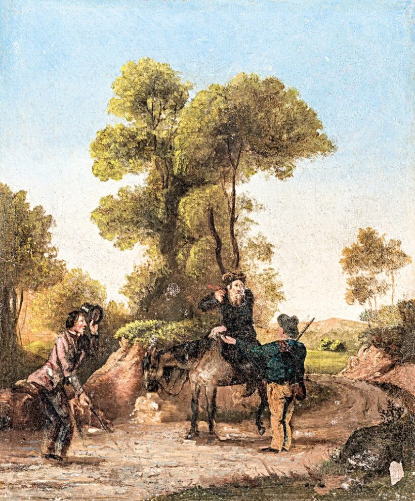 Osztrák festő, 1800 körül: Vándorok