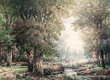 Kaufmann, Karl (1843-1901): Erdőbelső alakkal