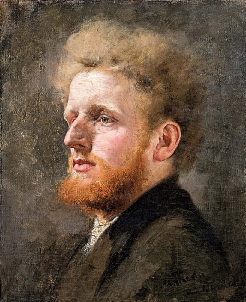 Thedy, Max (1858-1924): Férfi portré, 1884