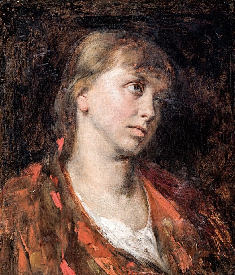 Székely Bertalan (1835-1910): Merengő lány