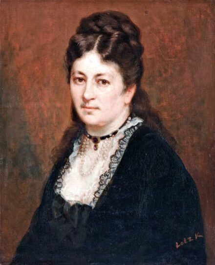 Lotz Károly (1833-1904): Női portré
