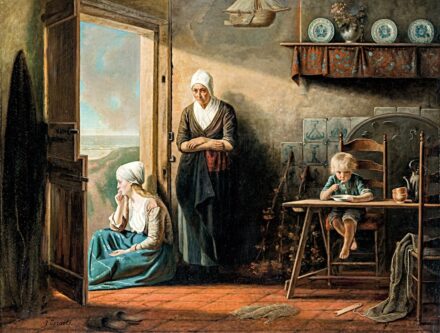 Israëls, Josef (1824-1911): Vihar után   VÉDETT-NO EXPORT