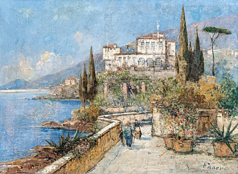 Wagner, Hans Johann (1866-1940): Mediterrán tengerparti város