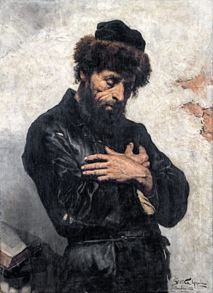 Stetka Gyula (1855-1925): Kucsmás férfi portréja, 1882
