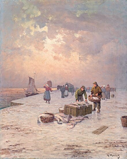 Marius, H. jelzéssel, 19. sz. vége: Kikötői jelenet