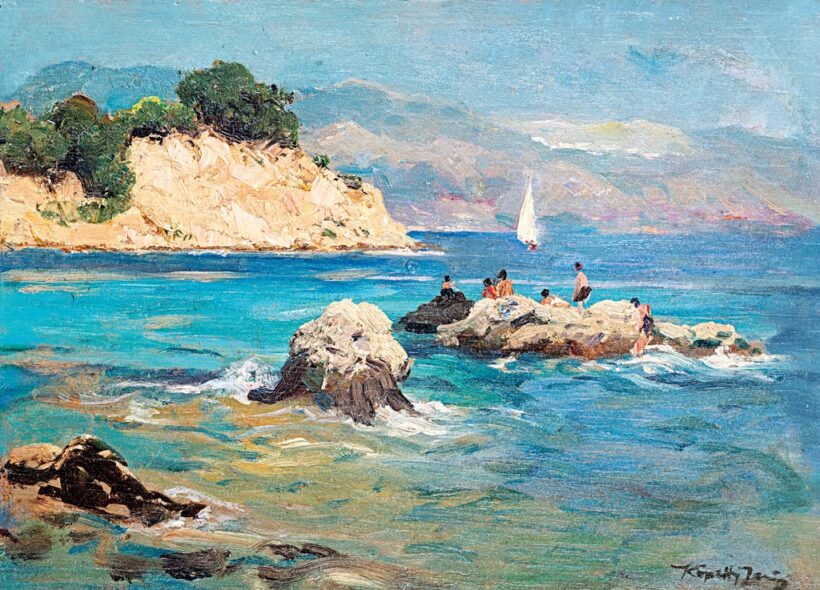 Kárpáthy Jenő (1870-1950): Fürdőzők