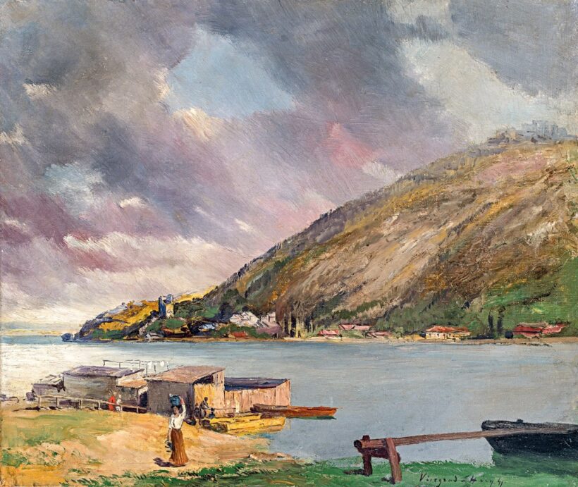 Háry Gyula (1864-1946): Visegrád látképe