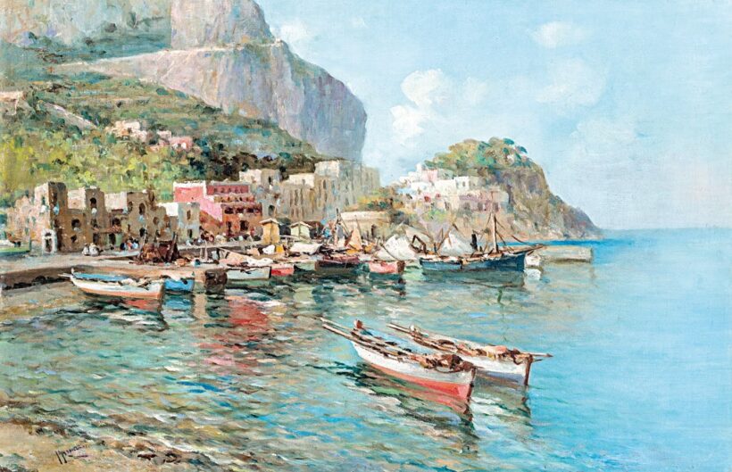 Olasz festő, 20. sz. első fele: Capri