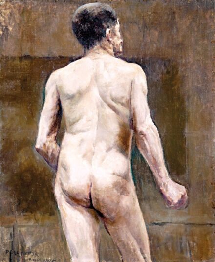 Perlmutter Izsák (1866-1932): Hátakt, 1895