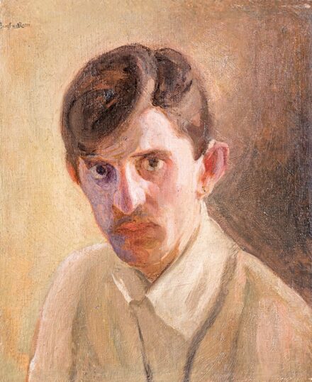 Burghardt Rezső (1884-1963): Ifjú portréja