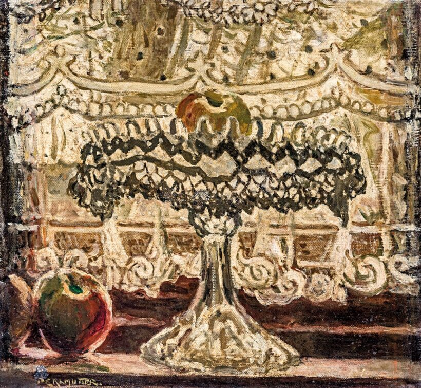 Perlmutter Izsák (1866-1932): Csendélet almákkal, 1915 körül
