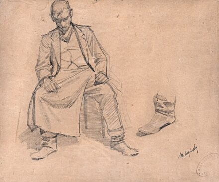 Mednyánszky László báró (1852-1919): Pihenő legény