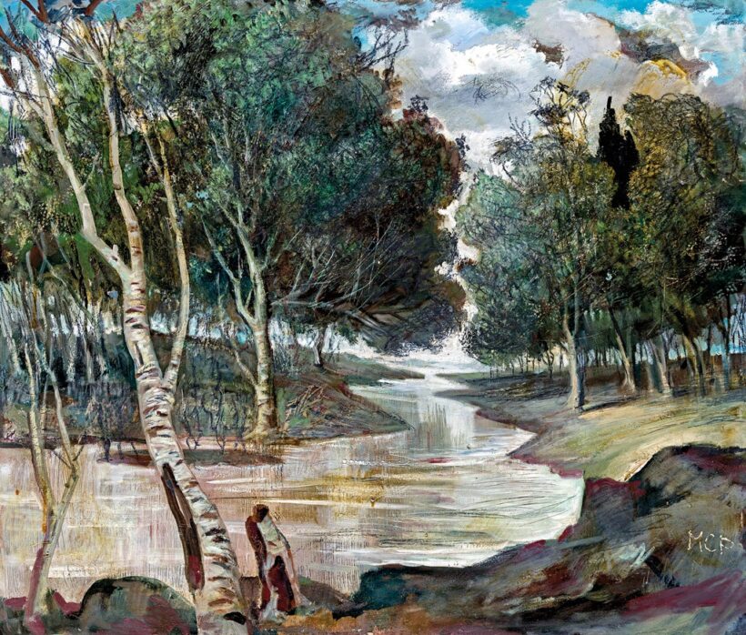 Molnár C. Pál (1894-1984): Folyópart
