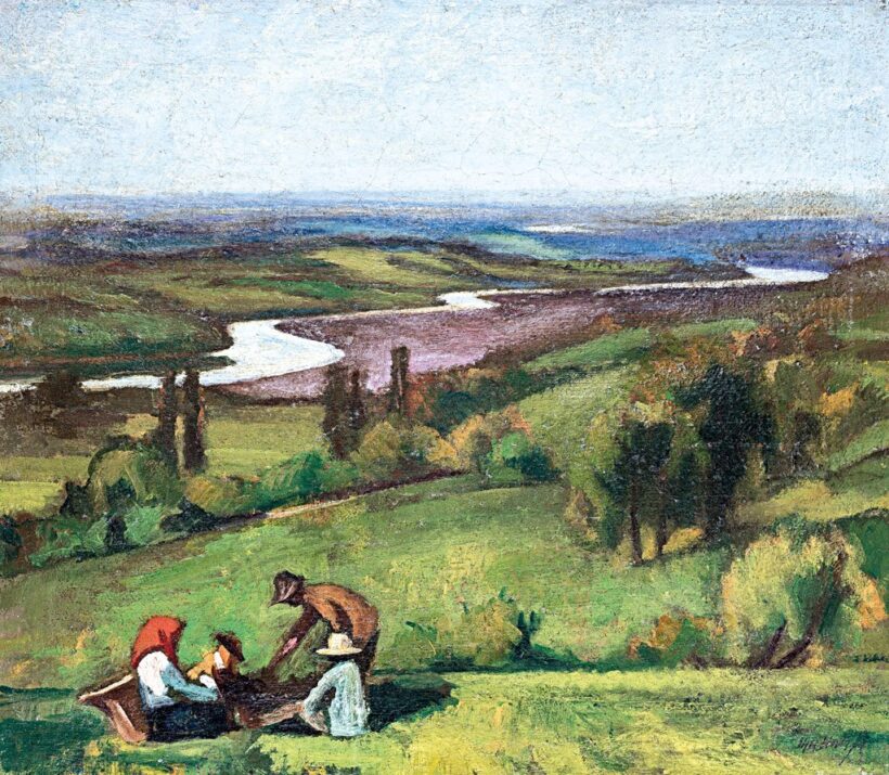Balla Béla (1882-1965): "Lápos részlet"