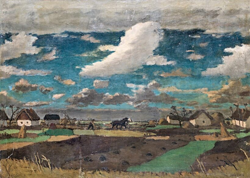 Fényes Adolf (1867-1945): Tavaszi szántás, 1926 körül