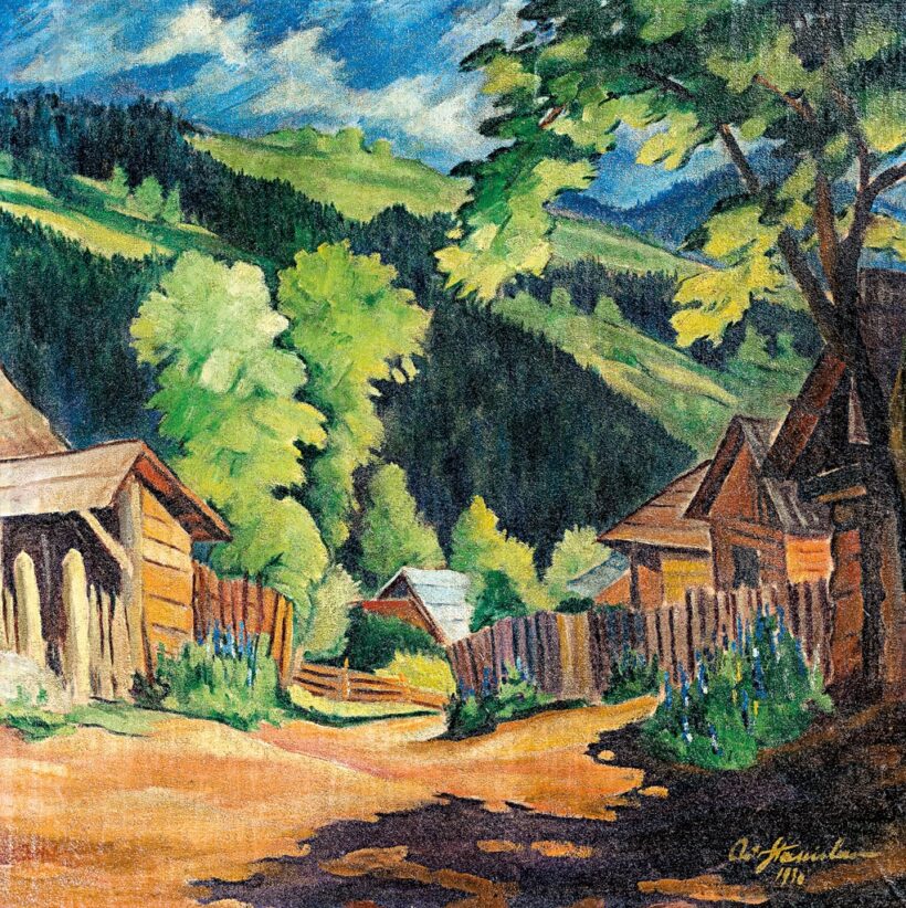 Stanislaus, A. jelzéssel, 20. sz. első fele: Nagybányai utcarészlet