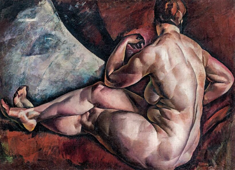 Aba-Novák Vilmos (1894-1941): Hátakt, 1920-21 körül   VÉDETT-NO EXPORT