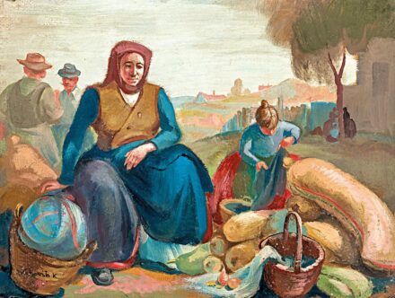 Istókovits Kálmán (1898-1990): Piac, 1968