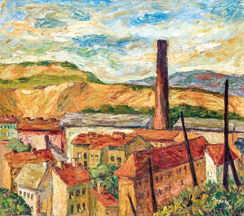 Szigethy István (1891-1966): Óbudai részlet, 1940 körül