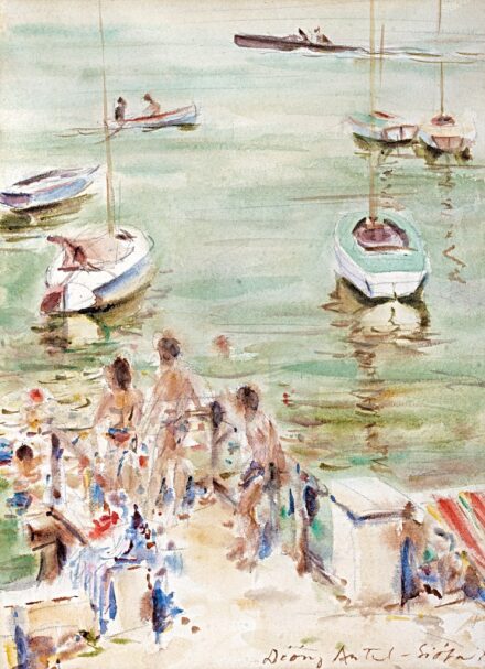 Diósy Antal (1895-1977): Siófoki strandon