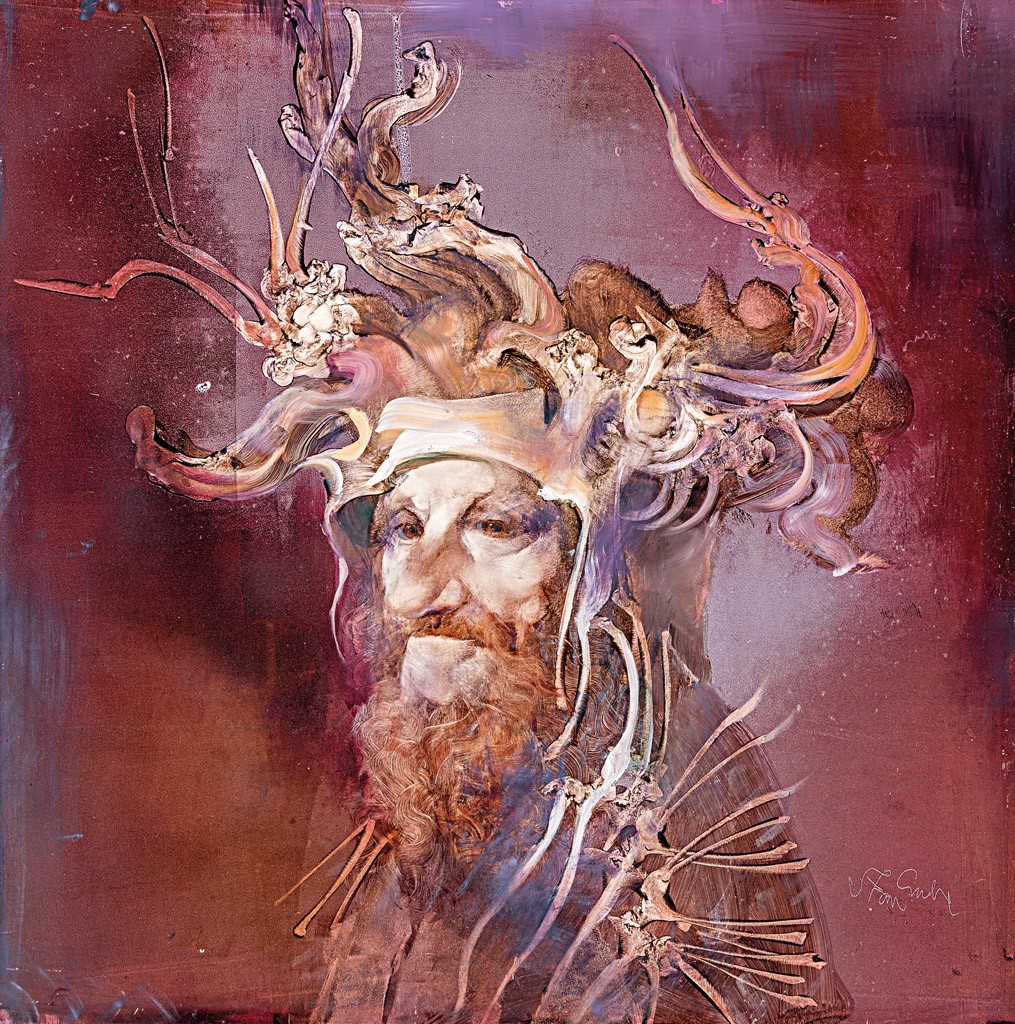 Szász Endre (1926-2003): Szakállas férfi