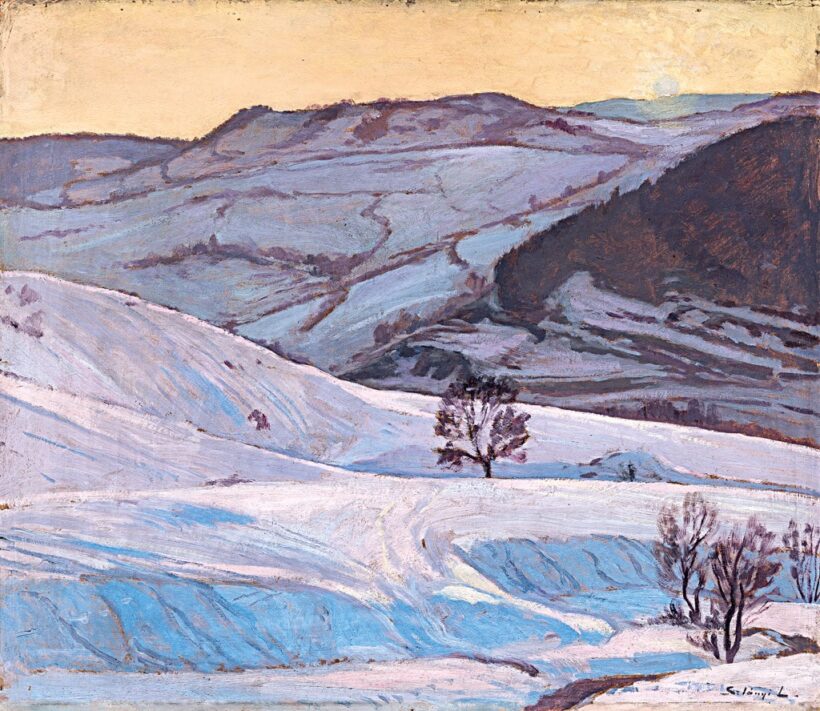 Szlányi Lajos (1869-1949): Téli táj