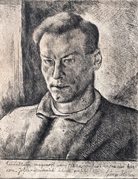 Szőnyi István (1894-1960): Fiatalkori önarckép, 1920