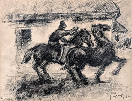 Szőnyi István (1894-1960): Lófékező, 1921
