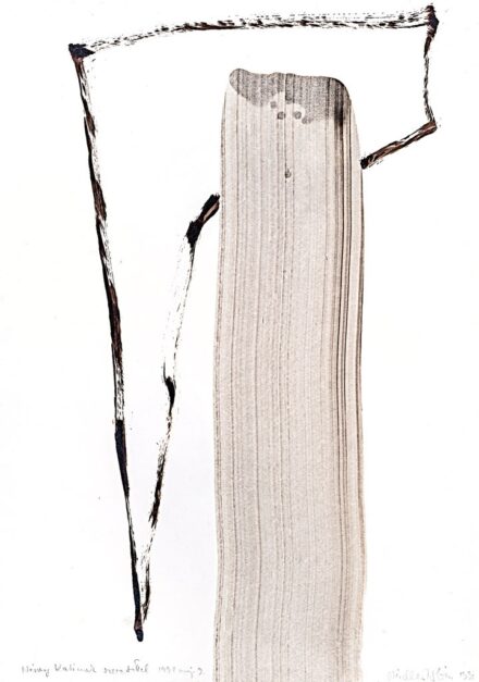 Nádler István (1938-): Kompozíció, 1990