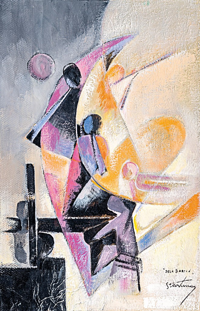 Starkman (?) jelzéssel: "Homage á Bartók Béla"