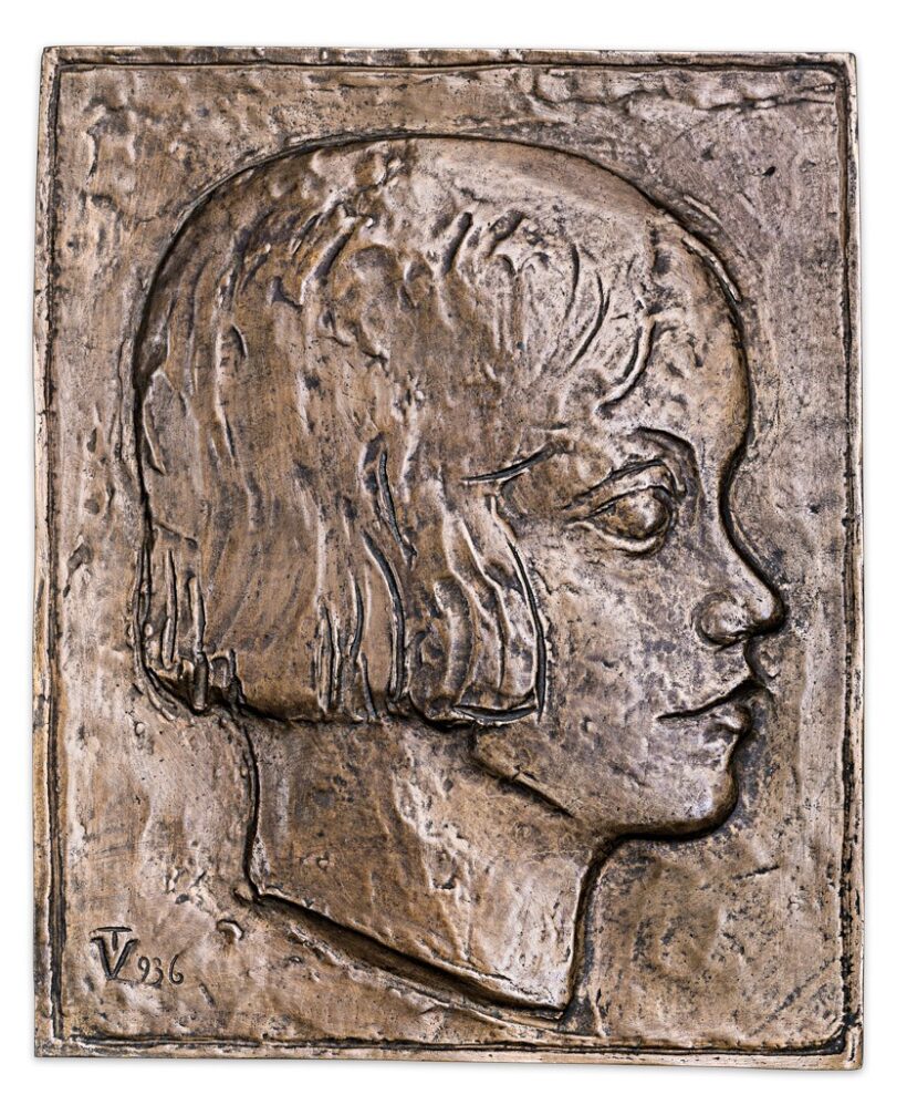 Vilt Tibor (1905-1983): Leány portré, 1936