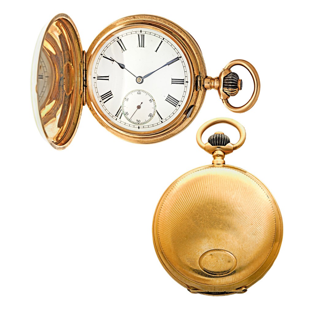 Duplafedeles férfi zsebóra