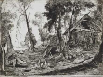 Istókovits Kálmán (1898 - 1990): Horgásztanya, 1920-as évek