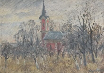 Rieger Győző (1869-1944): Templom, 1966