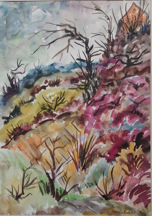 FARKASHÁZY MIKLÓS (1895-1964) Domboldal