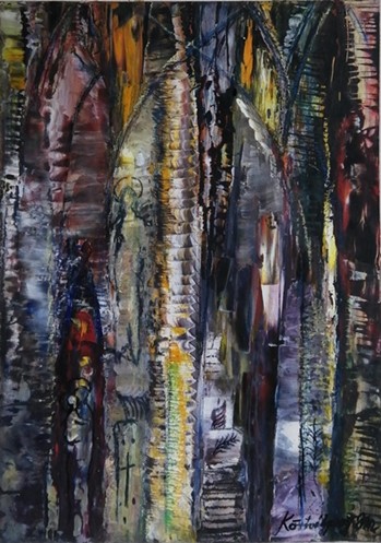 KÖRTVÉLYESSY MAGDOLNA (1930-  ) Absztrakt
