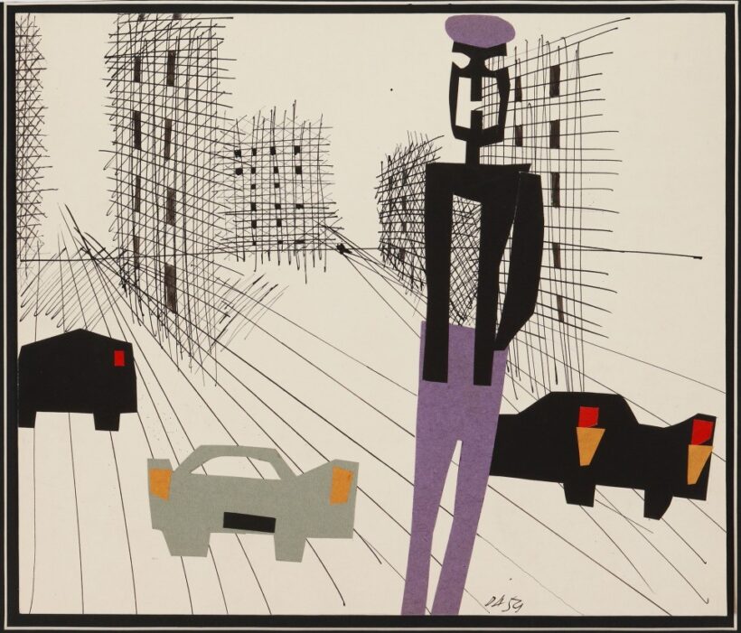 Darvas Árpád (1927 - 2015): Utcák a külvárosban, 1959
