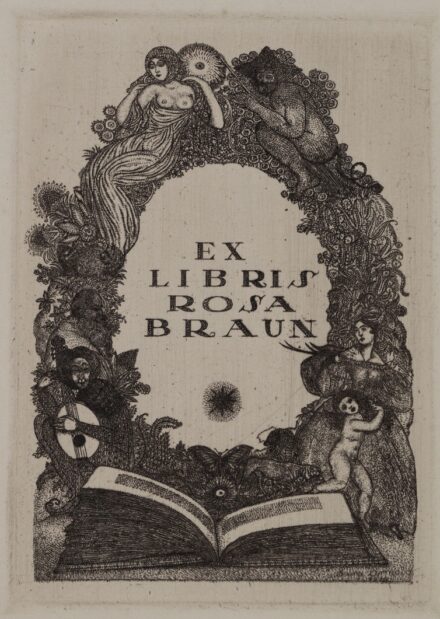 Gara Arnold (1882 - 1929): Ex libris Rosa Braun