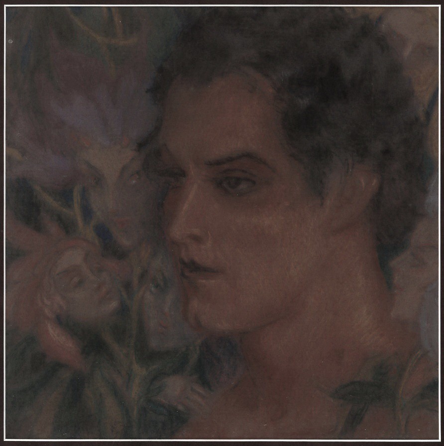 Ismeretlen alkotó: Fiatal férfi arc (Nyizsinszkij?), 1912 körül